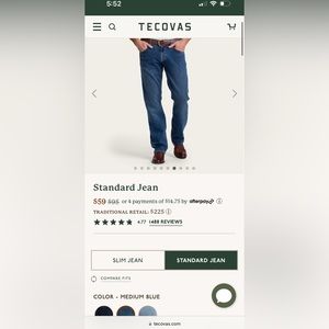 Men’s Tecovas Standard Jeans